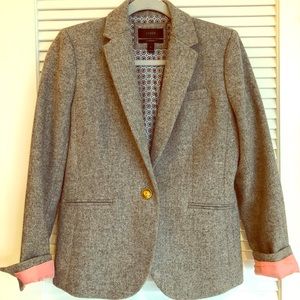 Adorable J. Crew Campbell Donegal Wool Blazer